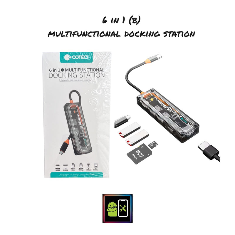 Adaptador 6 IN 1 (B) DOCKING STATION