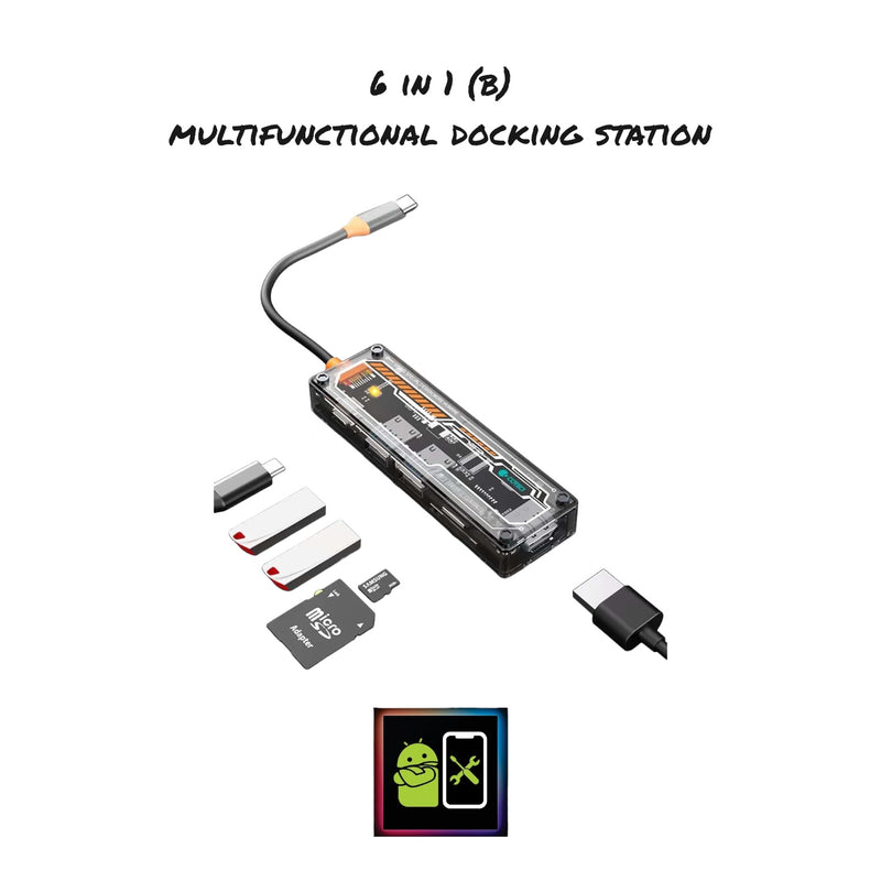 Adaptador 6 IN 1 (B) DOCKING STATION