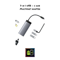 Adaptador 7 IN 1 USB - C HUB MULTIPORT 16011
