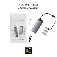 Adaptador 7 IN 1 USB - C HUB MULTIPORT 16011