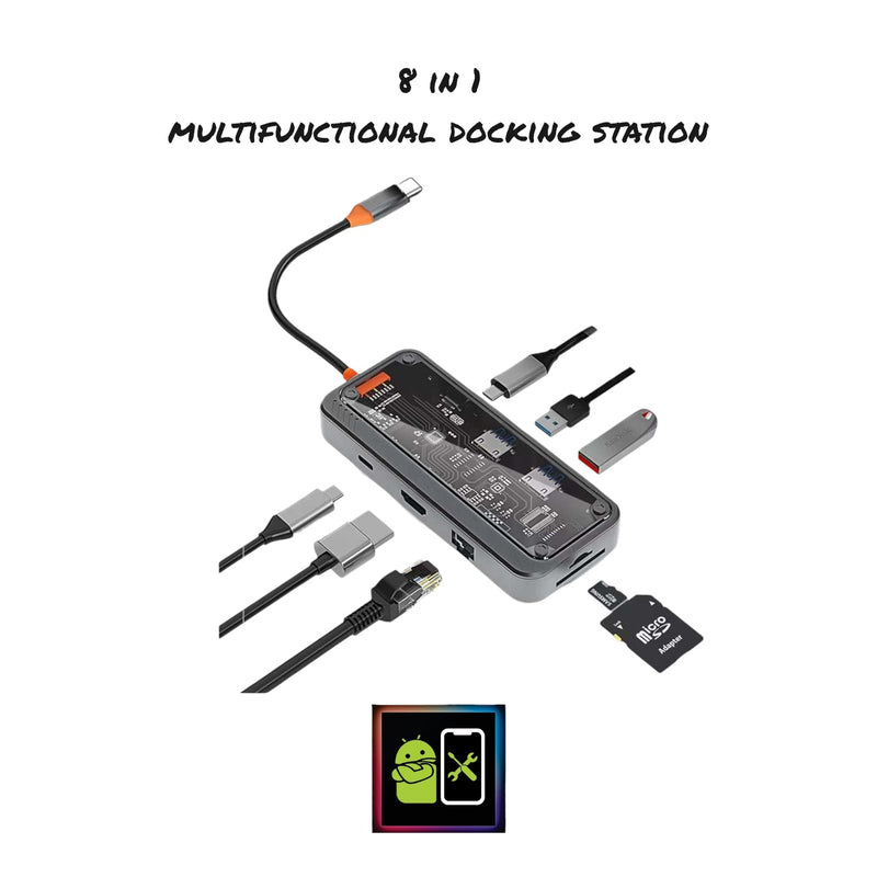 Adaptador 8 IN 1 DOCKING STATION