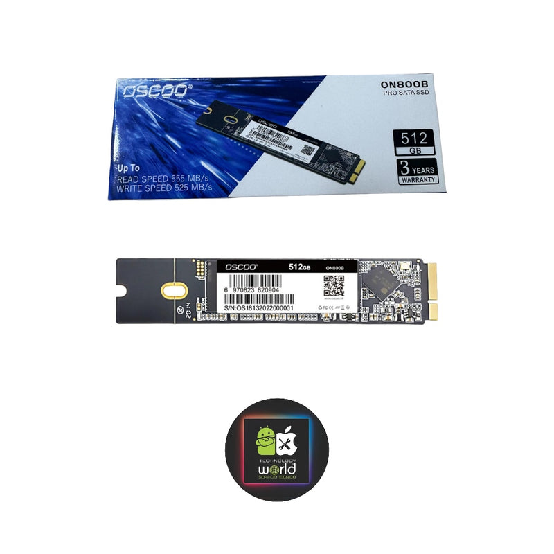 Disco Duro OSCOO ON800B 512gb para macbook air - MacBook Pro (2012)