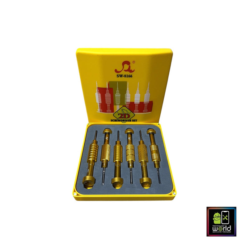 Kit herramienta 2D con precision tools - 6 in 1