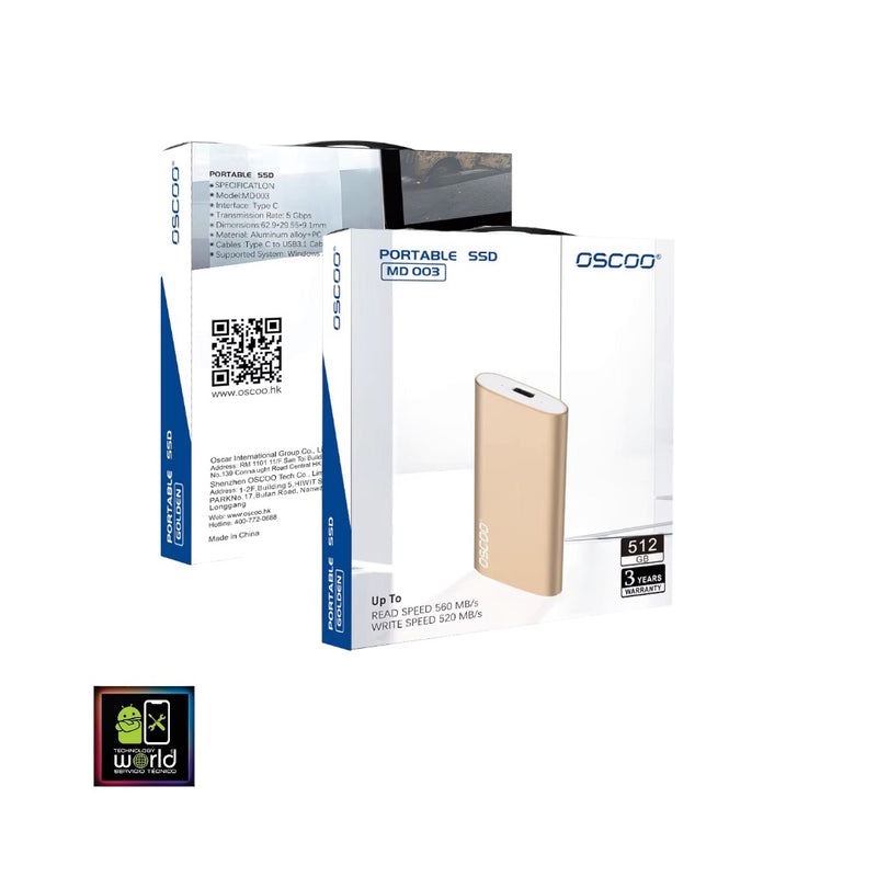 Disco Duro OSCOO MD003 SSD 512GB