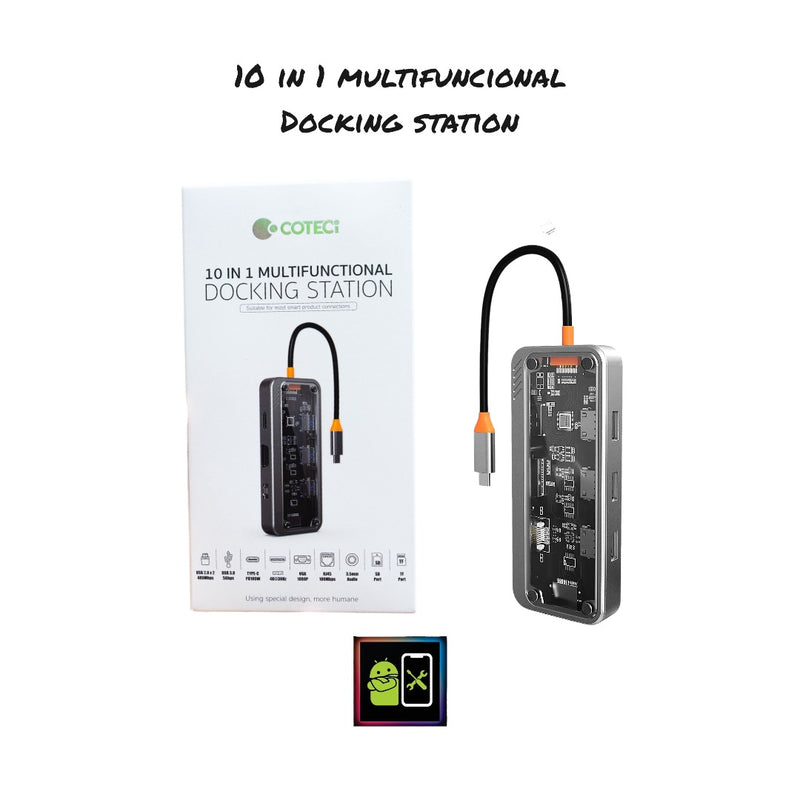 Adaptador 10 in 1 MULTIFUNCTIONAL DOCKING STATION