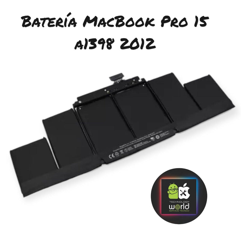 Bateria macbook pro a1398 a1417 2012