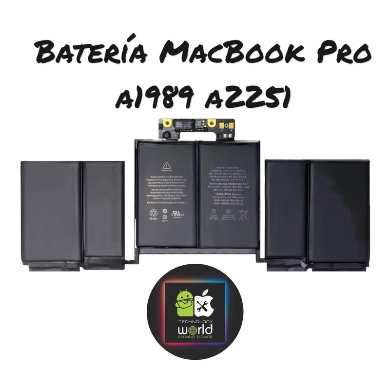 Bateria macbook pro A1989 A2251 A1964