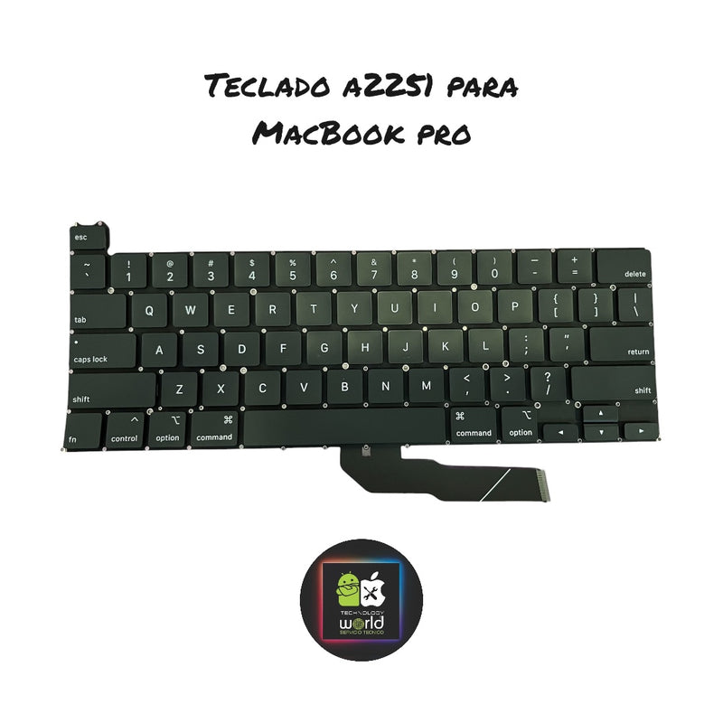 Teclado A2251 - Macbook Pro