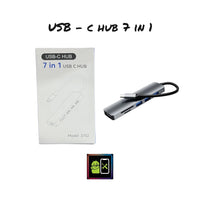 Adaptador USB - C HUB 7 IN 1 3702
